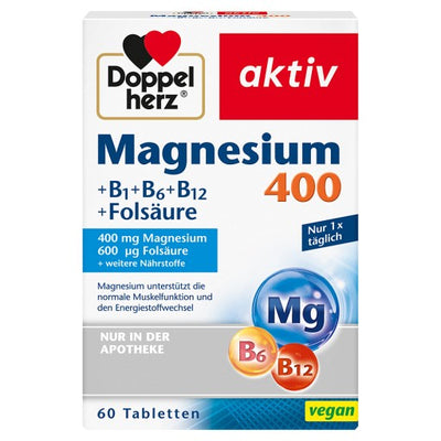 DOPPELHERZ Magnesium 400 mg Tabletten