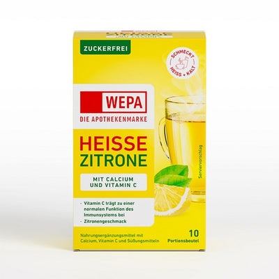 WEPA/ apoday Heisse Zitrone zuckerfrei - 10 x 10 g