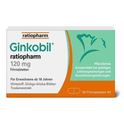 Ginkobil ratiopharm 120mg - bei Gedächtnisproblemen