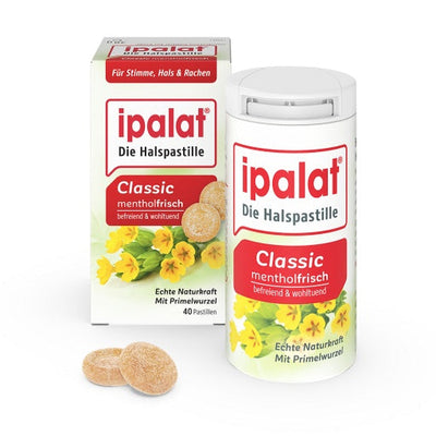 IPALAT Halspastillen classic - bei rauem Hals und Halskratzen, strapazierter Stimme sowie bei Heiserkeit und Hustenreiz.