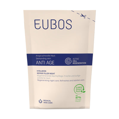 EUBOS ANTI AGE HYALURON REPAIR FILLER NIGHT NACHFÜLLBEUTEL - 50ml