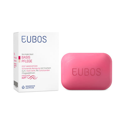 EUBOS BASIS PFLEGE FEST WASCHSTÜCK - frischer Duft - 125g