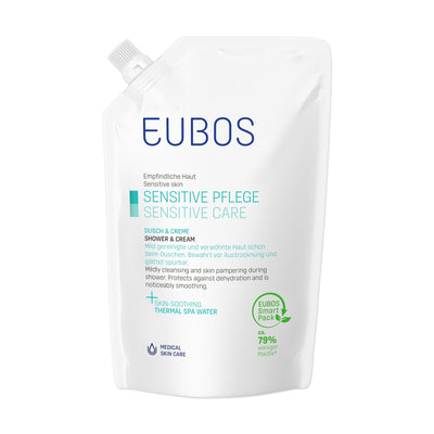 EUBOS SENSITIVE PFLEGE DUSCH & CREME NACHFÜLLBEUTEL - 400ml