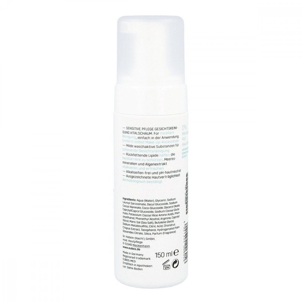 EUBOS SENSITIVE PFLEGE GESICHTSREINIGUNG VITALSCHAUM - 150ml