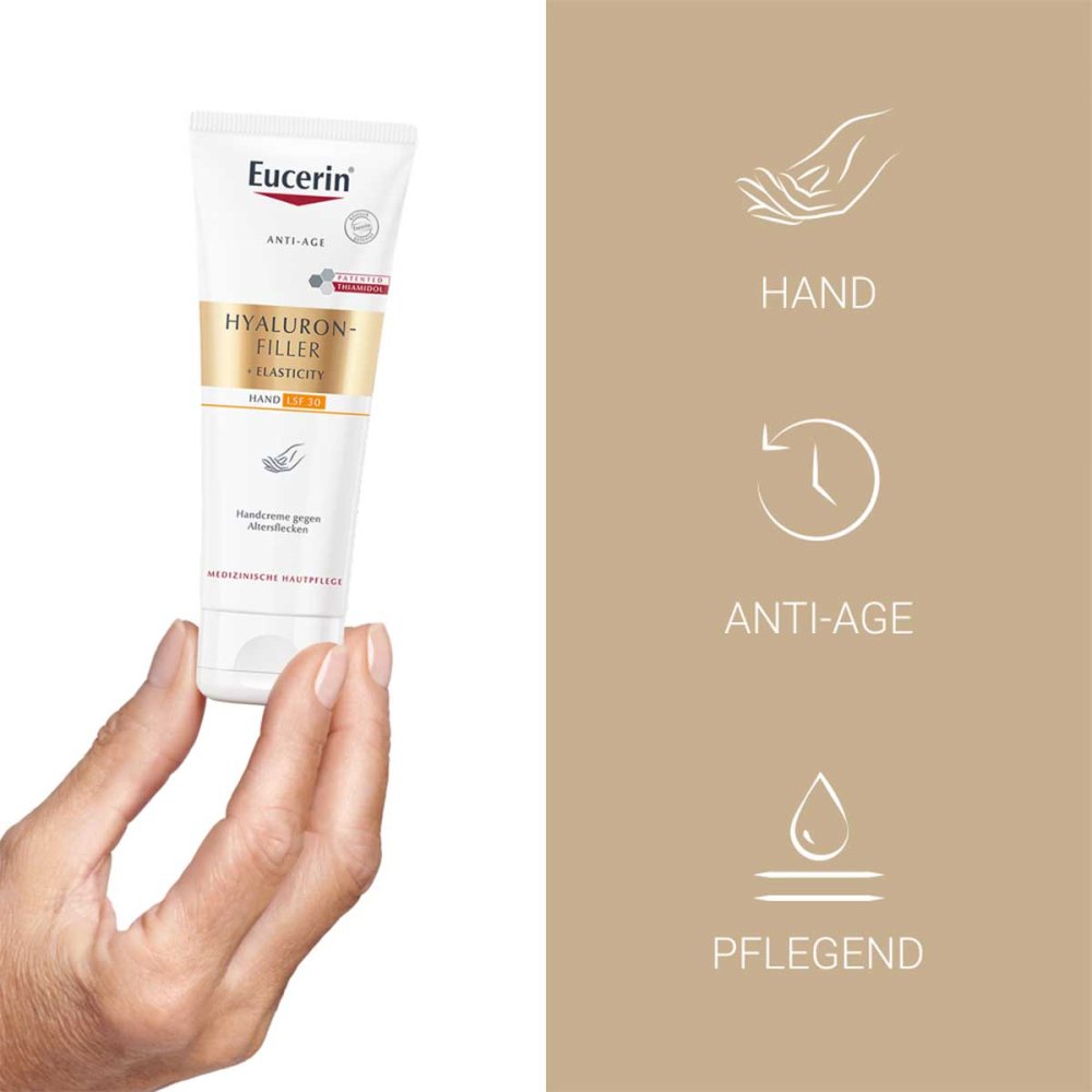 Eucerin HYALURON-FILLER+ELASTICITY Handcreme gegen Altersflecken - 75ml