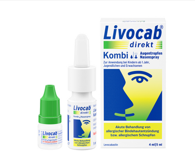 LIVOCAB direkt Kombi 4 ml Augentr.+5 ml Nasenspray
