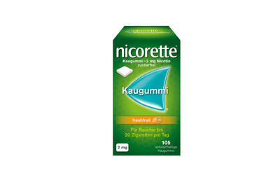 nicorette 2 mg freshfruit Kaugummi