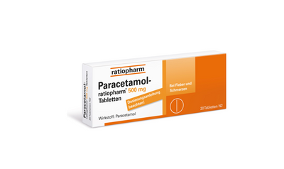 PARACETAMOL-ratiopharm 500 mg Tabletten 20 St