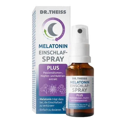 DR.THEISS Melatonin Einschlaf-Spray Plus - schnell einschlafen und die Nacht durchschlafen