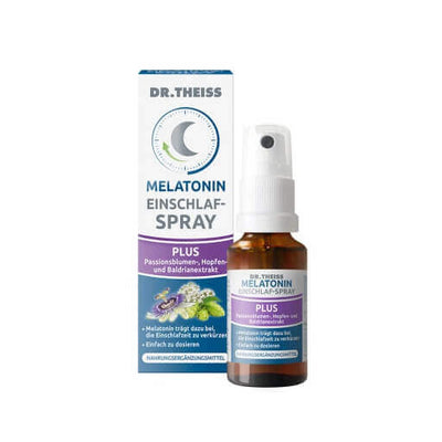 DR.THEISS Melatonin Einschlaf-Spray Plus - schnell einschlafen und die Nacht durchschlafen